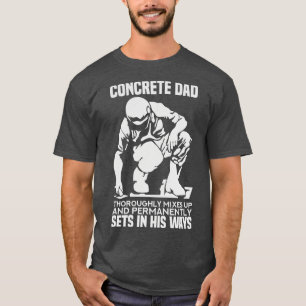 Camiseta Pai Concreto de Trabalhador Concreto