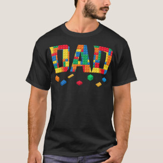 Camiseta Pai Construtor Mestre Aniversariante Menino Tijolo