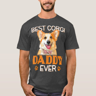 Camiseta Pai Corgi - Dia de os pais Engraçado Melhor
