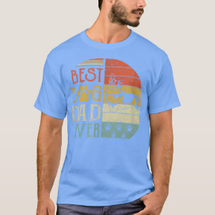 Camiseta Pai Corgi Melhor De Cachorro Retro Para Dia de os