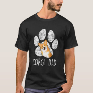 Camiseta Pai Corgi Papa Pai Pai para Pai 2019s Dia P