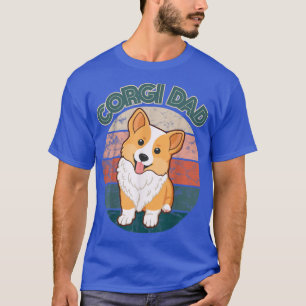 Camiseta Pai Corgi Pembroke Welsh Corgi Dog Proprietário Do