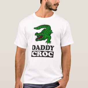 Camiseta Pai Crocodilo-Camisa Pai Pai Presente