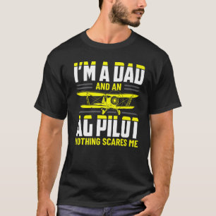 Camiseta Pai Crop Duster AG Piloto Aplicativo Aéreo
