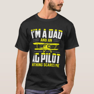 Camiseta Pai Crop Duster AG Piloto Aplicativo Aéreo