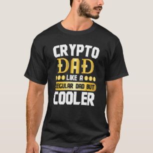 Camiseta Pai Crypto Melhor Trader de Criptomoeda Blockchain