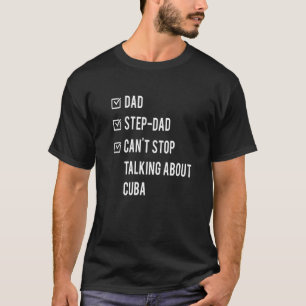 Camiseta Pai cubano Nascer Cuba Dia de os pais Papa