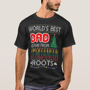 Camiseta Pai Cultivou Raízes Lituanas de Natal Doce Feio