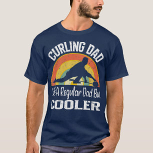 Camiseta Pai curvado como um pai normal, mas apenas o refri