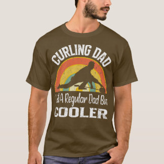 Camiseta Pai curvado como um pai normal, mas apenas o refri