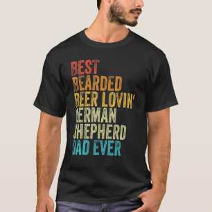 Camiseta Pai D De German shepherd De Beer Lovin De Melhor C