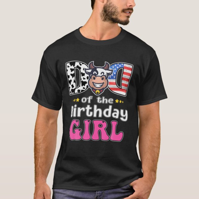 Camiseta Pai da aniversariante  (Frente)