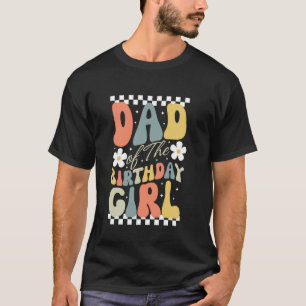 Camiseta Pai da aniversariante retrô família descolada nasc