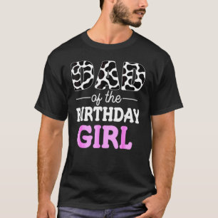 Camiseta Pai da aniversariante Vaca da fazenda Papai