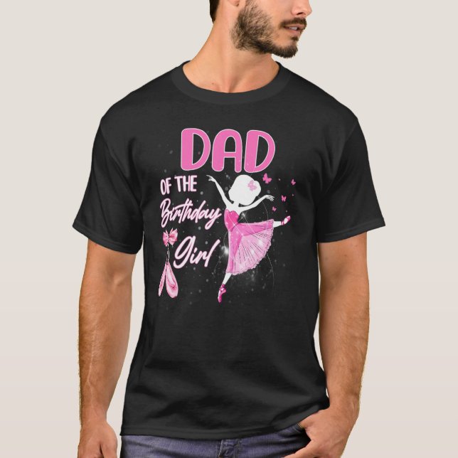 Camiseta Pai Da Balé Ballerina Ballerina B (Frente)