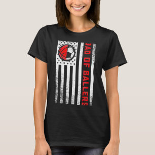Camiseta Pai da Bandeira Americana dos Ballers Basquetebol