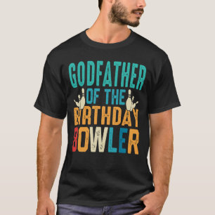 Camiseta PAI DA Boliche de Bowler de Aniversário