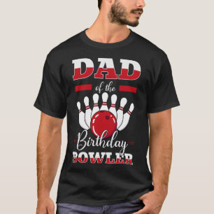 Camiseta Pai Da Cele Do Partido Da Boliche De Boate De Aniv