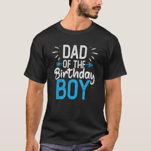 Camiseta Pai Da Celebração De Amor Da Família Birthday Boy