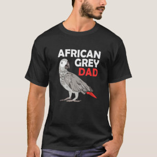 Camiseta Pai da Cinza africana Pássaro do Congo Prêmio Pad