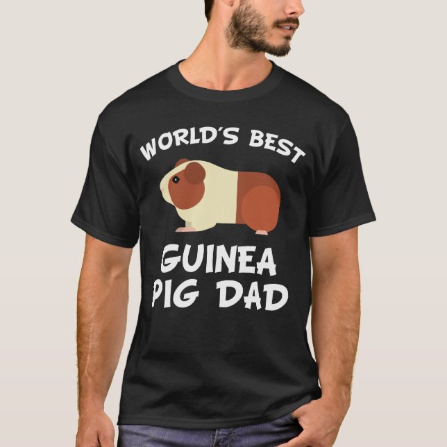 Camiseta Pai da cobaia do mundo o melhor (Frente)