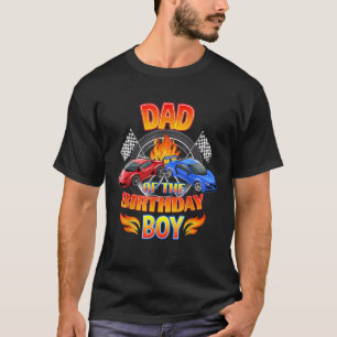 Camiseta Pai da Corrida de Incêndio de Menino de Aniversári