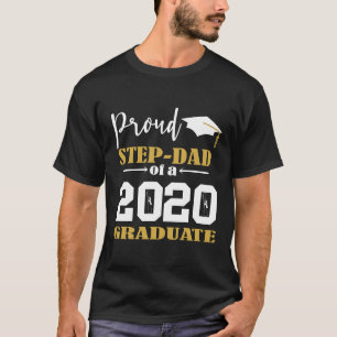 Camiseta Pai da Etapa Orgulhosa de um Formando Branco 2020