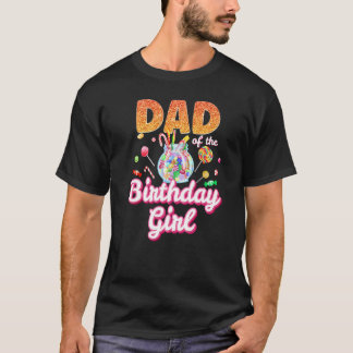 Camiseta Pai Da Família Aniversário Candy Candy Themed Cand