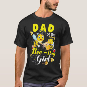 Camiseta Pai Da Família Aniversário Das Abelhas