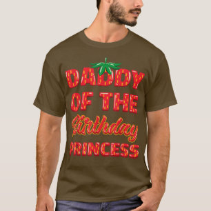 Camiseta Pai Da Família B, Princesa De Aniversário