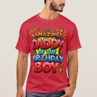 Camiseta Pai da família Birthday Boy Matching Fathervi