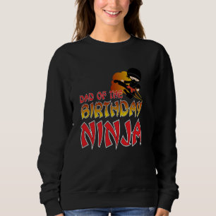 Camiseta Pai Da Família Birthday Ninja Warrior Matching