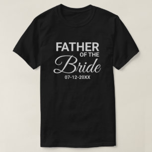 Camiseta Pai da Família da Festa de casamento da Noiva