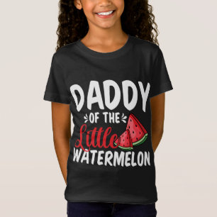 Camiseta Pai Da Família Da Fruta De Verão Da Melancia
