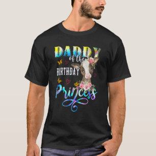 Camiseta Pai da família da princesa de aniversário