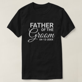 Camiseta Pai da Família de Correspondência de Festas de cas