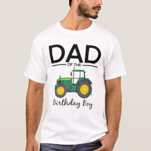 Camiseta Pai Da Família De Festas De Fazenda De Aniversár