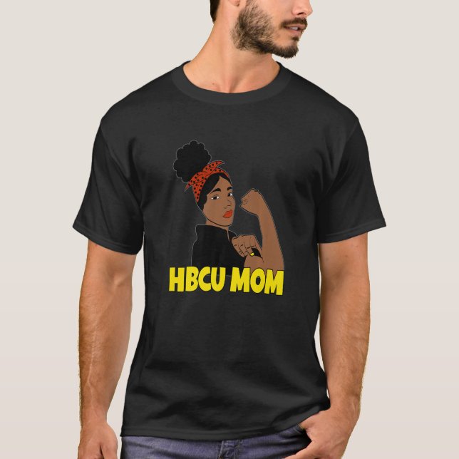 Camiseta Pai da Família de Força da Mãe Hbcu (Frente)