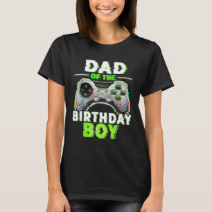 Camiseta Pai Da Família De Jovens Jovens De Aniversário