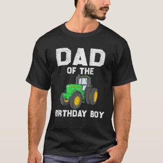 Camiseta Pai Da Família Do Fator De Fazenda De Aniversário