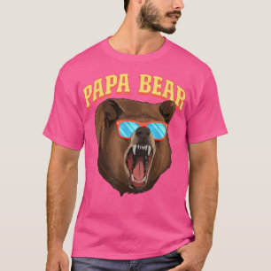 Camiseta Pai da família do Urso do Pai de Animais Legal
