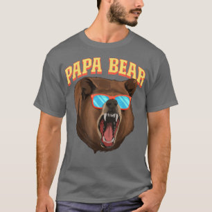 Camiseta Pai da família do Urso do Pai de Animais Legal