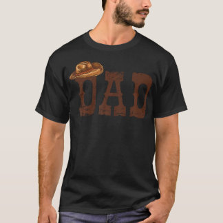 Camiseta Pai da família ocidental que se aproxima do Aniver