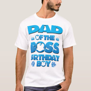 Camiseta Pai Da Festa Da Família Bebê Birthday Boy Dec