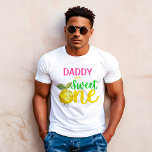 Camiseta Pai da festa da limonada cor-de-rosa doce<br><div class="desc">Pai da doce limonada cor-de-rosa primeira festa de aniversario de meninas camiseta personalizada,  limão amarelo-giro cor-de-rosa verde primeira festa de aniversário pai camisa do festa de aniversário camisa do aniversário</div>