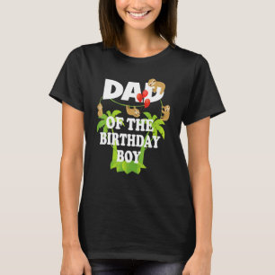 Camiseta Pai Da Festa De Aniversário Do Garoto Da Lama Do B