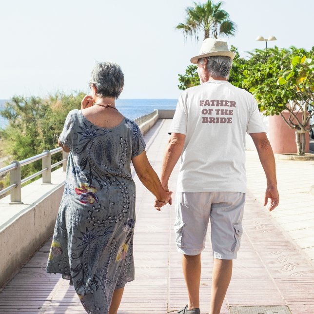 Camiseta Pai da Festa de casamento Branca de BRIDE (Criador carregado)