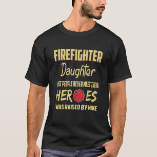 Camiseta Pai da Filha de Bombeiros
