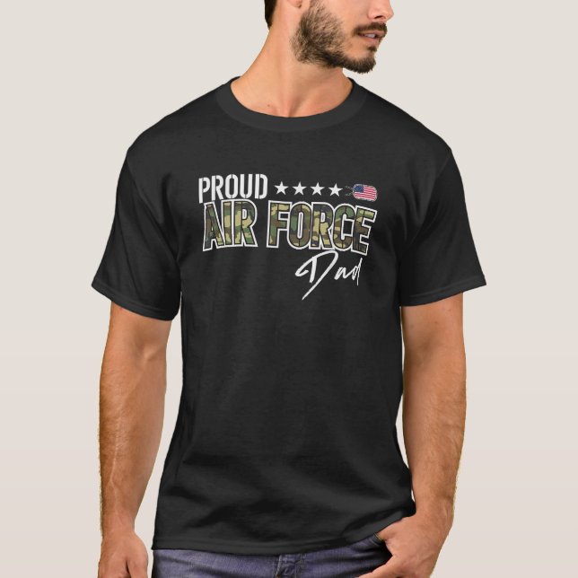 Camiseta PAI da Força Aérea Orgulhosa da OCP (Frente)