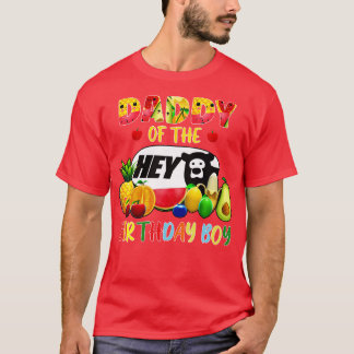 Camiseta Pai Da Fruta Da Família Birthday Boy Ei Bear Bi
